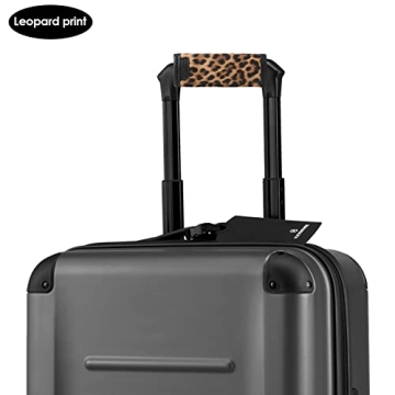 KINIVA Leather Luggage Handle Wraps for Travel Style