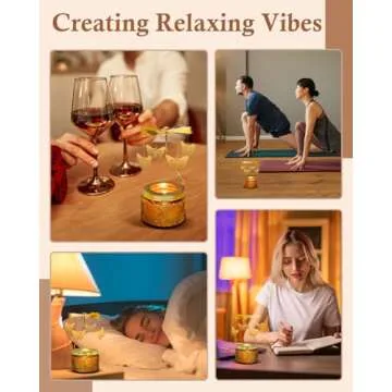 Christmas Stocking Stuffers for Women Butterfly Candles Gifts for Women Rotatable Scented Candle Unique Birthday White Elephant Gifts for Mom Wife Sister Girlfriend Who Have Everything On Anniversary