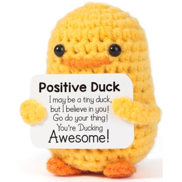 MBL Inspirational Crochet Positive Duck - Perfect Gift Under $10