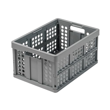 Clax® crate 48 qt folding box for groceries and storage