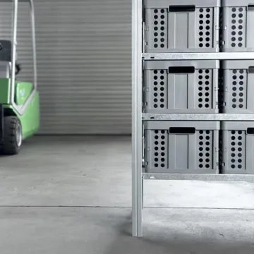 Clax® crate 48 qt folding box for groceries and storage