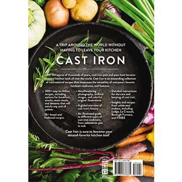 Cast Iron: The Ultimate Cookbook With More Than 300 International Cast Iron Skillet Recipes (300+ In...