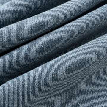 JWWN Little Boys Girls Long Denim Bib Overalls Kids Soft Cotton Rugged Relaxed Fit Jumpsuits Pants (Blue,6Years)