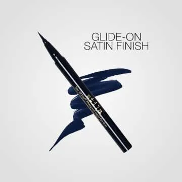 stila Stay All Day Waterproof Liquid Eye Liner, Midnight (Deep Blue)