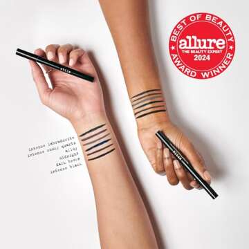 stila Stay All Day Waterproof Liquid Eye Liner, Midnight (Deep Blue)