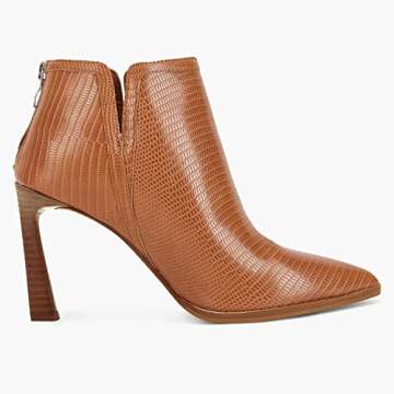 Juliet Holy Womens High Heel Booties Pointed Toe V Cut Back Zipper Short Dress Ankle Boots