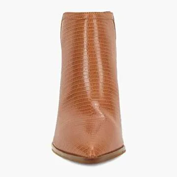 Juliet Holy Womens High Heel Booties Pointed Toe V Cut Back Zipper Short Dress Ankle Boots