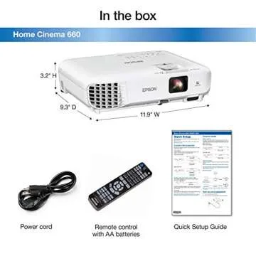Epson Home Cinema 660 Projector for Stunning Home Entertainment