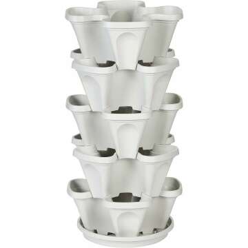 Mr. Stacky 5 Tier Vertical Garden Planter for Home