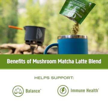 Om Mushroom Matcha Latte Blend with Functional Mushrooms