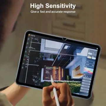 SPARIN Screen Protector for iPad 10th Generation 10.9 inch 2022, 2 Pack 9H Hardness Tempered Glass for iPad 10, Case Friendly, Anti-Scratch, Touch Sensitive