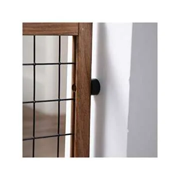 Evenflo Position & Lock Tall & Wide Baby Gate, Pressure-Mounted, 50"W x 32"H, Farmhouse Collection