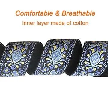 Farcaya Ukulele Strap - Comfortable Jacquard Design