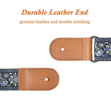 Farcaya Ukulele Strap - Comfortable Jacquard Design