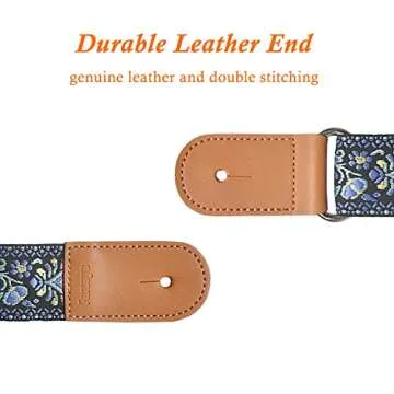 Farcaya Ukulele Strap - Comfortable Jacquard Design