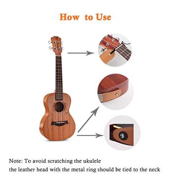 Farcaya Ukulele Strap - Comfortable Jacquard Design