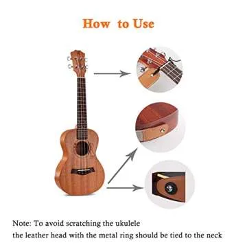 Farcaya Ukulele Strap - Comfortable Jacquard Design