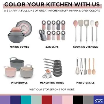 COOK WITH COLOR Bag Clips - Food Clips with Magnet
