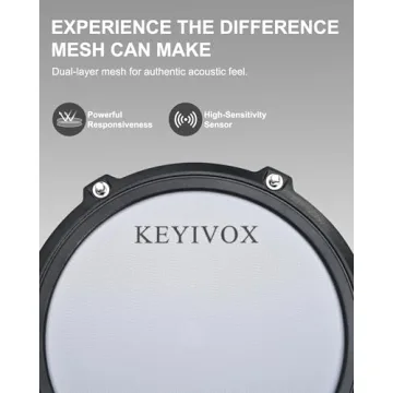 KEYlvOX MT20C Electric Drum Set for Beginners and Adults