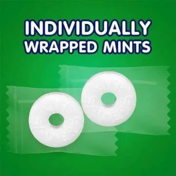 Mint Candy, 2 Pounds Mint Candy - Holiday Candy Individually Wrapped - Hard Mints Candy Melts, Bulk Candy Mints, Bag of Candy for Every Occasion - Mints Holiday Candy
