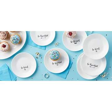 Corelle Vitrelle 8-Piece Appetizer Plates Set for Every Occasion