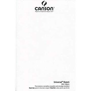 Canson Universal Heavyweight Sketch Pad 9x12 - 100 Sheets
