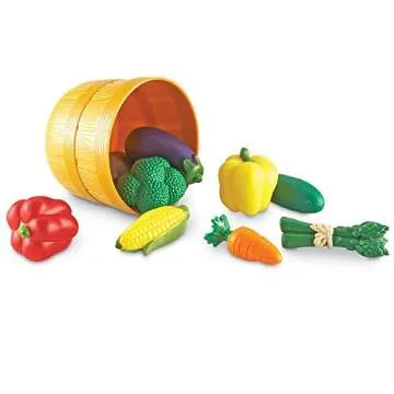 Learning Resources Veggie Play Set for Toddlers - 10 Pieces