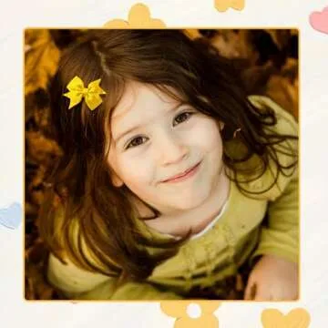 Hair Bows for Girls, 60PCS 2" Fully Lined Alligator Hair Clips, Toddler Hair Accessories (30 Colors in Pairs)