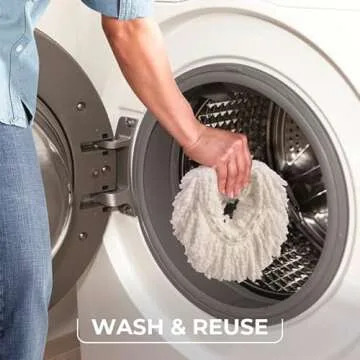 O-Cedar EasyWring Spin Mop Microfiber Refill, White Packaging May Vary