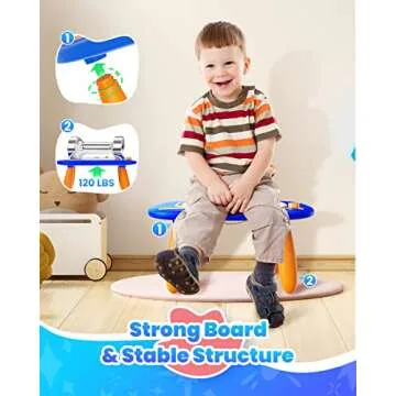 Seimome Magnetic Drawing Board for Toddlers Ages 1-3