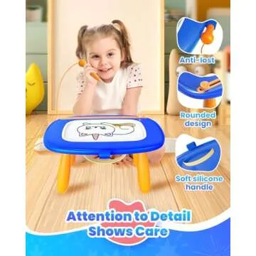Seimome Magnetic Drawing Board for Toddlers Ages 1-3