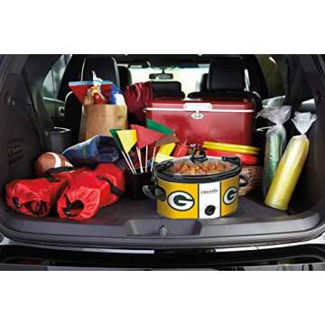 Crock-Pot Green Bay Packers NFL 6-Quart Cook & Carry Slow Cooker