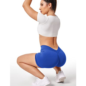 Stylish YEOREO Workout Scrunch Shorts for Women