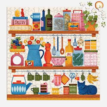 Kitchen Essentials 500 Piece Puzzle - Unique Shaped Fun