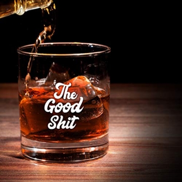 Funny Whiskey Glass Gift for Men - Durable & Unique