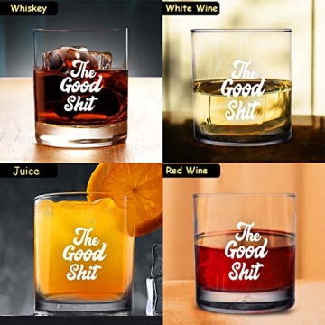 Funny Whiskey Glass Gift for Men - Durable & Unique