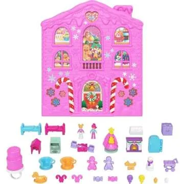 Polly Pocket Advent Calendar - 25 Surprises for Kids