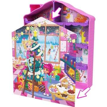 Polly Pocket Advent Calendar - 25 Surprises for Kids