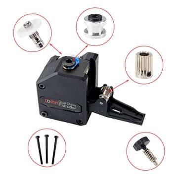 BCZAMD Ender 3 Dual Drive Extruder Upgrade for Reliable Printing