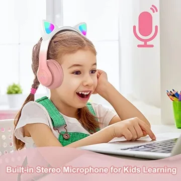 TOKANI Kids Cat Ear Headphones: Fun & Functional
