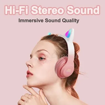 TOKANI Kids Cat Ear Headphones: Fun & Functional