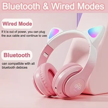 TOKANI Kids Cat Ear Headphones: Fun & Functional