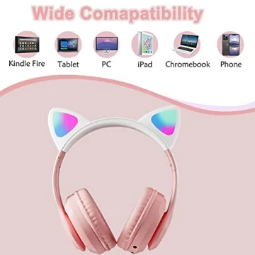 TOKANI Kids Cat Ear Headphones: Fun & Functional