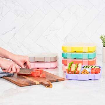 Bentgo Kids Tray with Transparent Cover (Green)