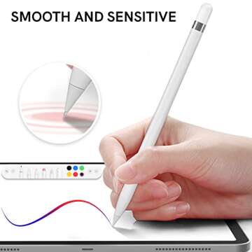 Delidigi Replacement Tips Compatible with Apple Pencil 2nd Generation/1st Gen/Apple Pencil Pro/USB-C, 3 Pack Fine Point Precise Control Pen Like Metal Tips for Apple Pencil