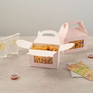 Bio Tek Gable Boxes - Perfect for Party Favors and Gifts