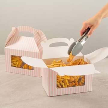 Bio Tek Gable Boxes - Perfect for Party Favors and Gifts