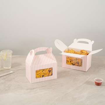 Bio Tek Gable Boxes - Perfect for Party Favors and Gifts