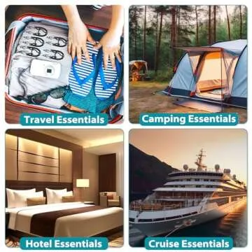 30 Pcs Travel Hangers with Clips Portable Foldable Travel Hanger Organizer, Travel Accessories Essentials Clothes Drying Rack Folding Hangers for Travel Camping Flying Cruises Suitcase, Pitch Black