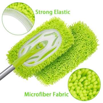 Unoutur Microfiber Mop Pads for Swiffer - Reusable & Durable